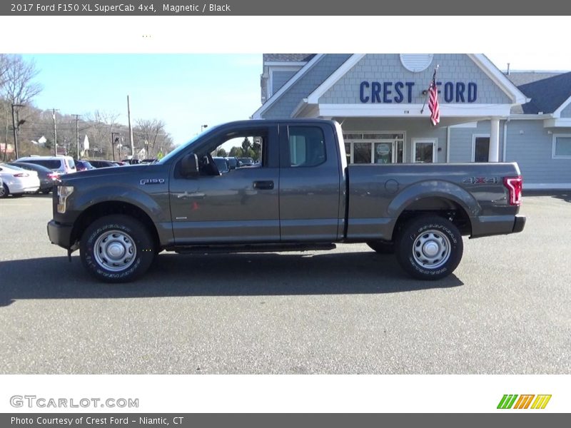 Magnetic / Black 2017 Ford F150 XL SuperCab 4x4