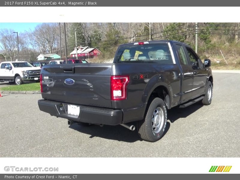 Magnetic / Black 2017 Ford F150 XL SuperCab 4x4