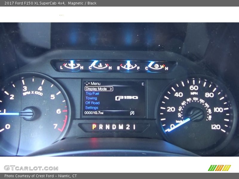 Magnetic / Black 2017 Ford F150 XL SuperCab 4x4