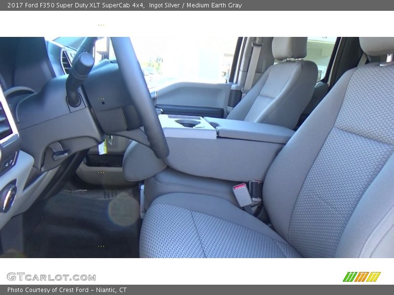 Ingot Silver / Medium Earth Gray 2017 Ford F350 Super Duty XLT SuperCab 4x4