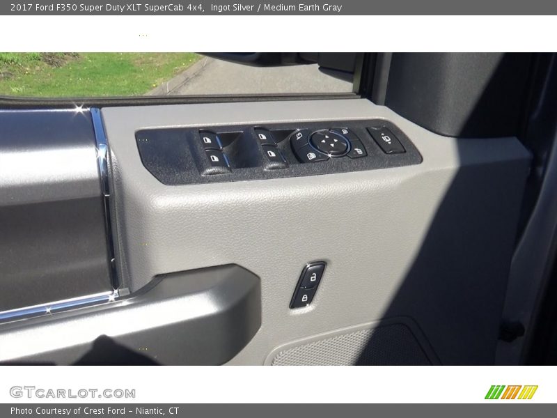 Ingot Silver / Medium Earth Gray 2017 Ford F350 Super Duty XLT SuperCab 4x4