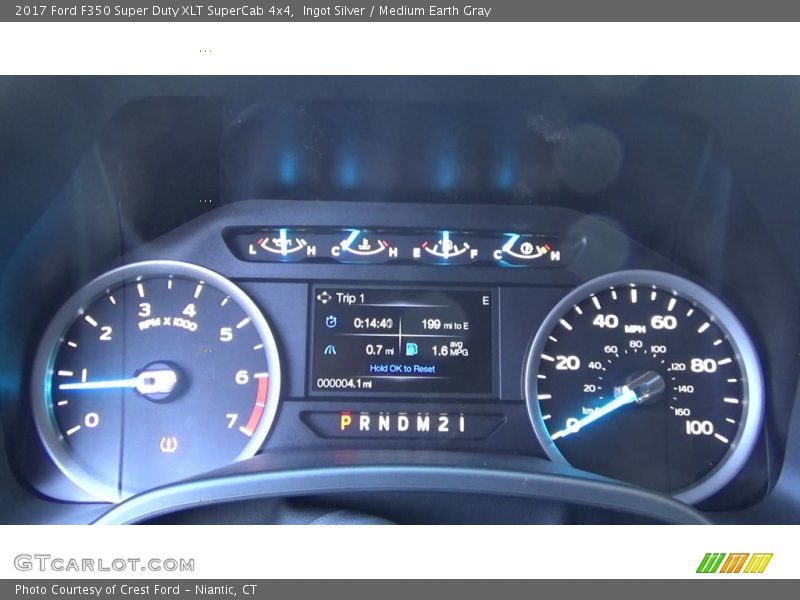 Ingot Silver / Medium Earth Gray 2017 Ford F350 Super Duty XLT SuperCab 4x4