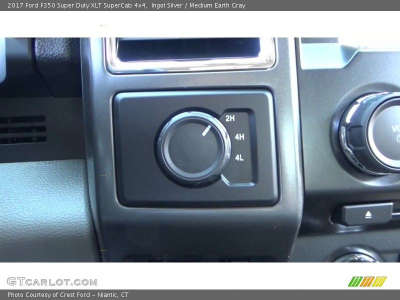 Ingot Silver / Medium Earth Gray 2017 Ford F350 Super Duty XLT SuperCab 4x4