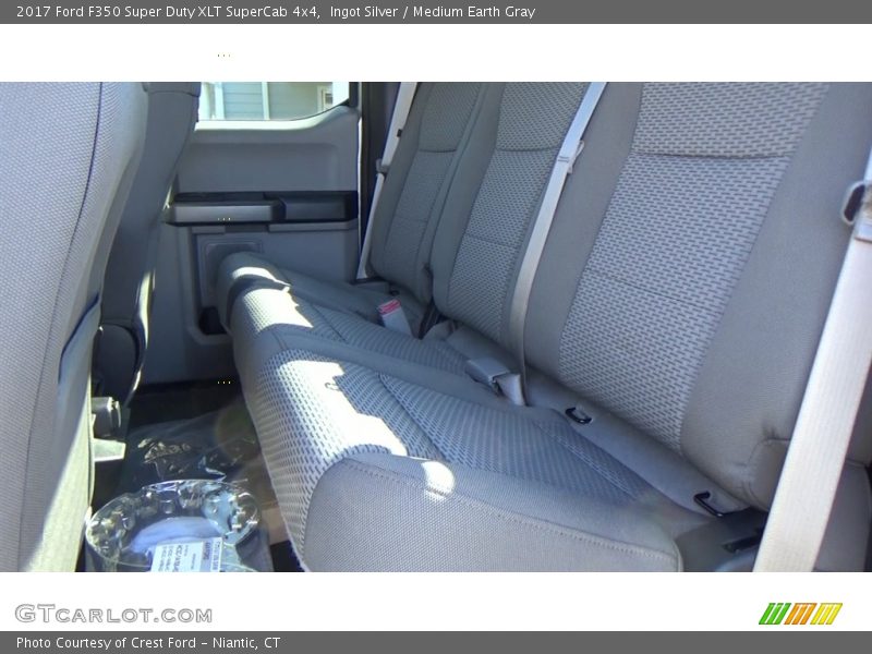 Ingot Silver / Medium Earth Gray 2017 Ford F350 Super Duty XLT SuperCab 4x4