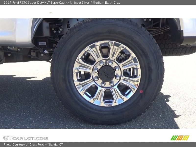Ingot Silver / Medium Earth Gray 2017 Ford F350 Super Duty XLT SuperCab 4x4