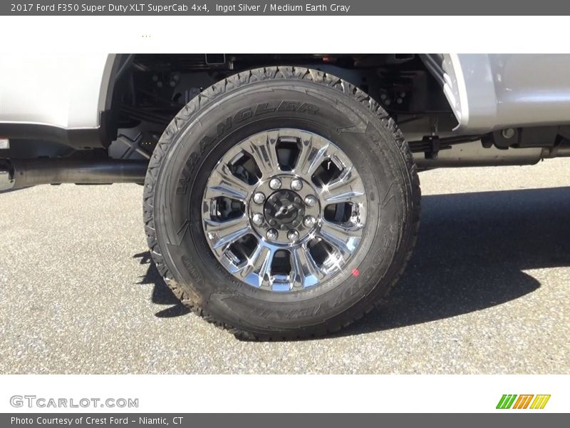 Ingot Silver / Medium Earth Gray 2017 Ford F350 Super Duty XLT SuperCab 4x4