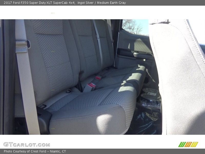 Ingot Silver / Medium Earth Gray 2017 Ford F350 Super Duty XLT SuperCab 4x4