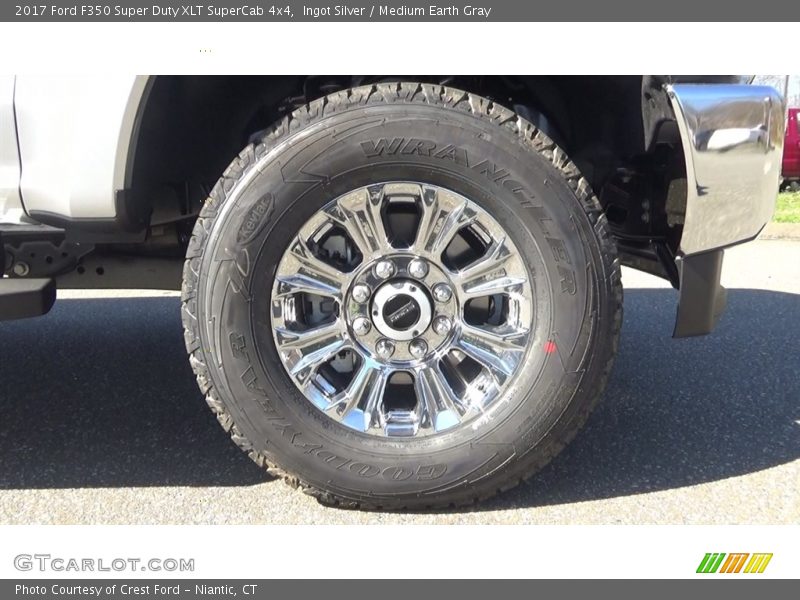 Ingot Silver / Medium Earth Gray 2017 Ford F350 Super Duty XLT SuperCab 4x4