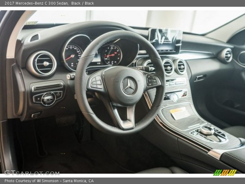 Black / Black 2017 Mercedes-Benz C 300 Sedan