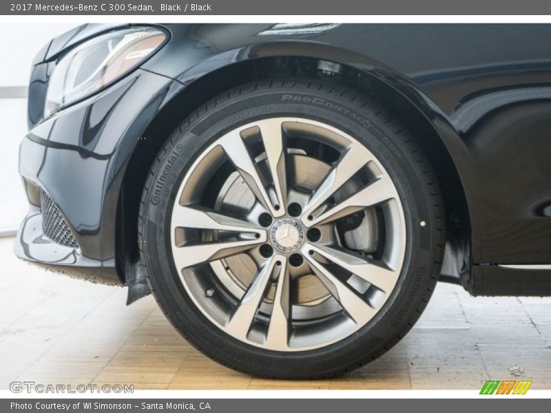 Black / Black 2017 Mercedes-Benz C 300 Sedan