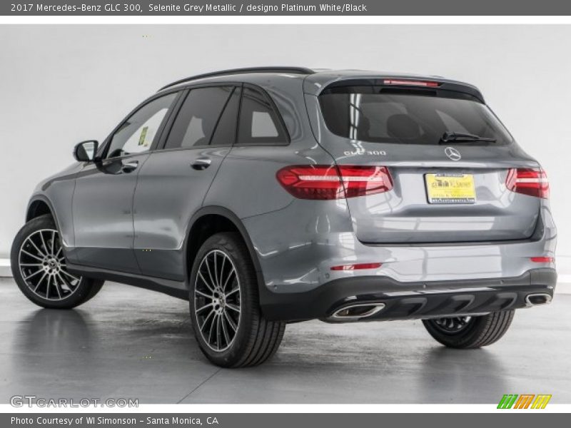 Selenite Grey Metallic / designo Platinum White/Black 2017 Mercedes-Benz GLC 300