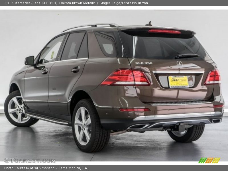 Dakota Brown Metallic / Ginger Beige/Espresso Brown 2017 Mercedes-Benz GLE 350