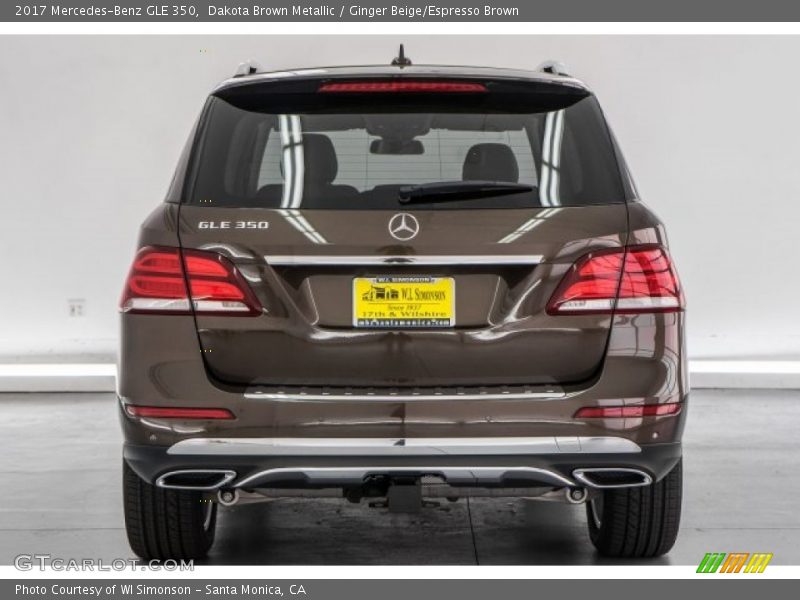 Dakota Brown Metallic / Ginger Beige/Espresso Brown 2017 Mercedes-Benz GLE 350
