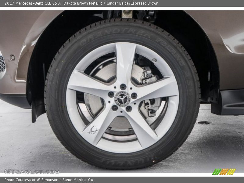 Dakota Brown Metallic / Ginger Beige/Espresso Brown 2017 Mercedes-Benz GLE 350