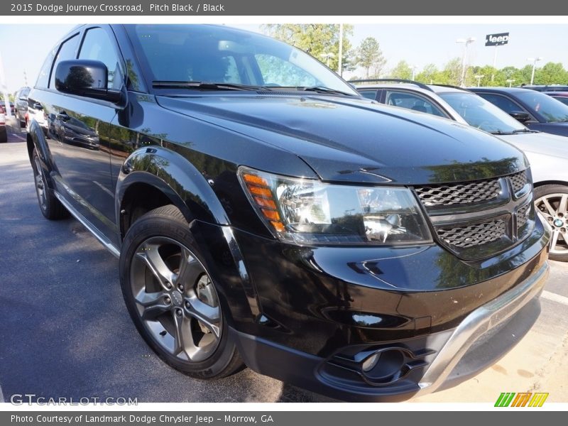 Pitch Black / Black 2015 Dodge Journey Crossroad