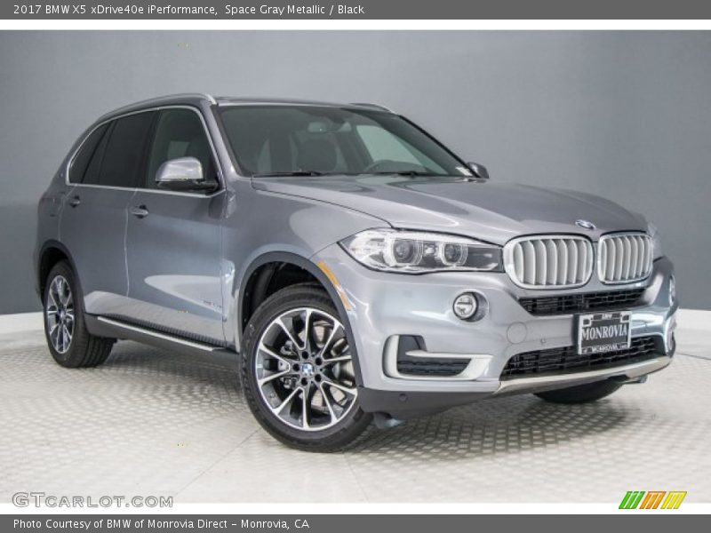 Space Gray Metallic / Black 2017 BMW X5 xDrive40e iPerformance