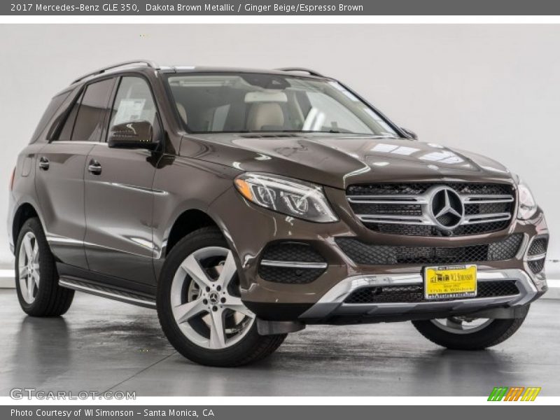 Front 3/4 View of 2017 GLE 350