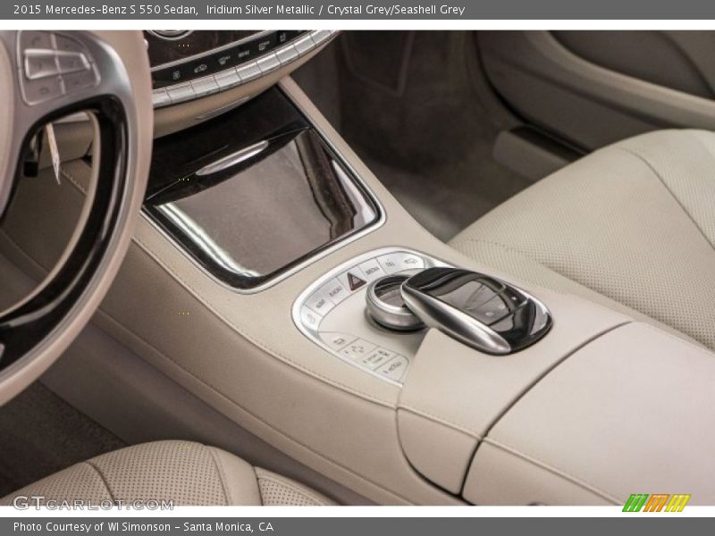 Iridium Silver Metallic / Crystal Grey/Seashell Grey 2015 Mercedes-Benz S 550 Sedan