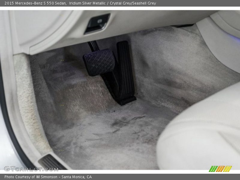 Iridium Silver Metallic / Crystal Grey/Seashell Grey 2015 Mercedes-Benz S 550 Sedan