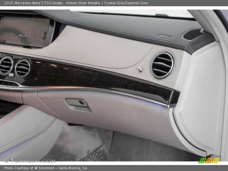Iridium Silver Metallic / Crystal Grey/Seashell Grey 2015 Mercedes-Benz S 550 Sedan