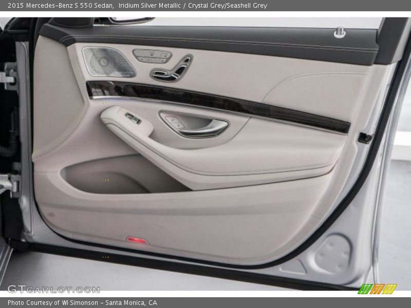 Iridium Silver Metallic / Crystal Grey/Seashell Grey 2015 Mercedes-Benz S 550 Sedan