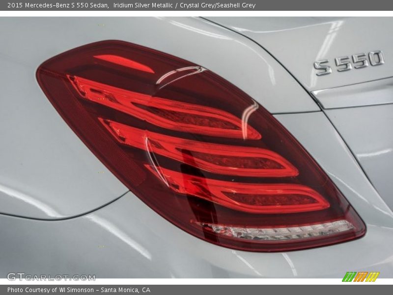Iridium Silver Metallic / Crystal Grey/Seashell Grey 2015 Mercedes-Benz S 550 Sedan