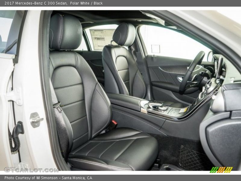 Polar White / Black 2017 Mercedes-Benz C 300 Sedan