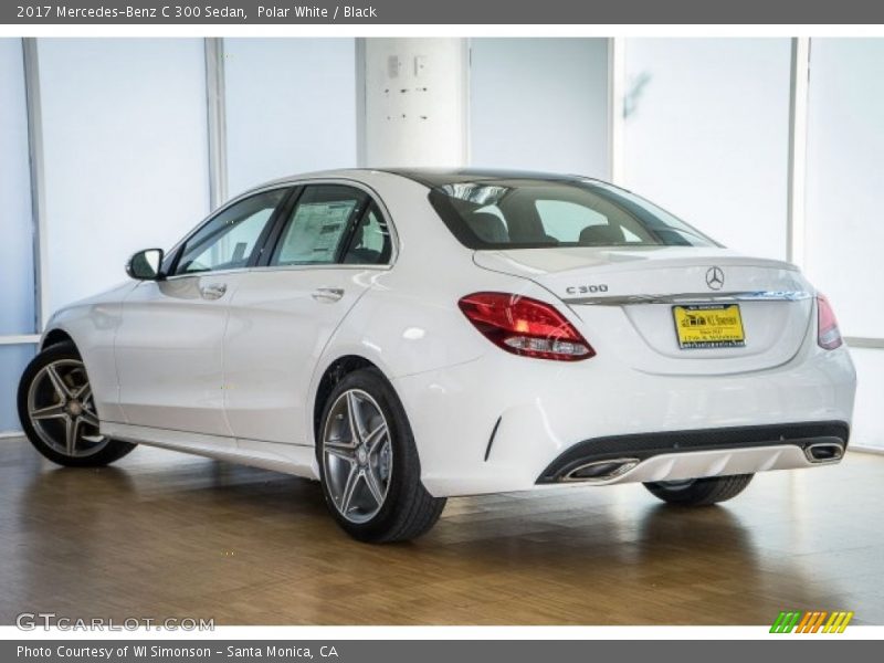Polar White / Black 2017 Mercedes-Benz C 300 Sedan
