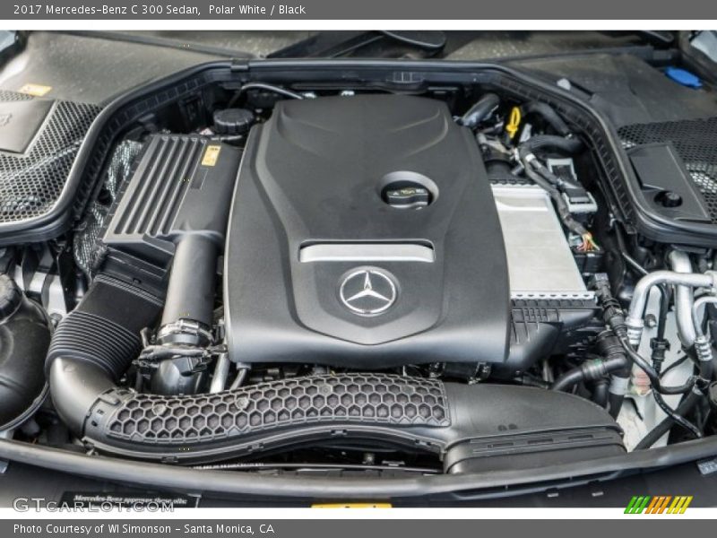 Polar White / Black 2017 Mercedes-Benz C 300 Sedan