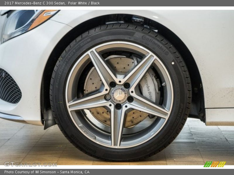 Polar White / Black 2017 Mercedes-Benz C 300 Sedan