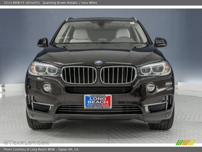 Sparkling Brown Metallic / Ivory White 2014 BMW X5 sDrive35i