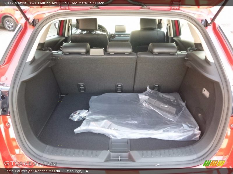 Soul Red Metallic / Black 2017 Mazda CX-3 Touring AWD