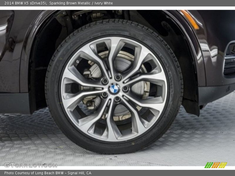 Sparkling Brown Metallic / Ivory White 2014 BMW X5 sDrive35i