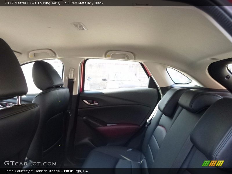 Soul Red Metallic / Black 2017 Mazda CX-3 Touring AWD