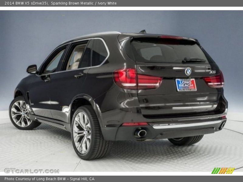 Sparkling Brown Metallic / Ivory White 2014 BMW X5 sDrive35i