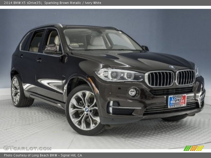 Sparkling Brown Metallic / Ivory White 2014 BMW X5 sDrive35i