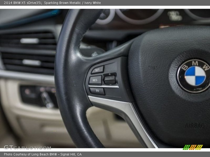 Sparkling Brown Metallic / Ivory White 2014 BMW X5 sDrive35i