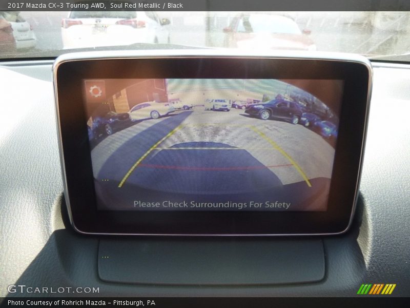 Soul Red Metallic / Black 2017 Mazda CX-3 Touring AWD
