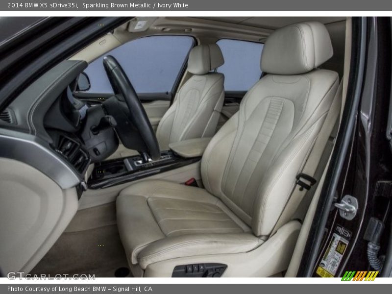 Sparkling Brown Metallic / Ivory White 2014 BMW X5 sDrive35i