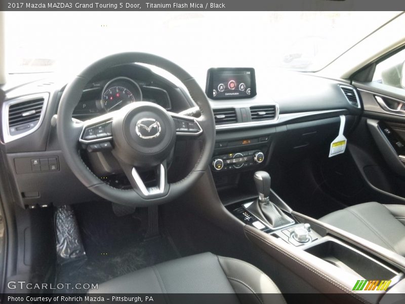 Titanium Flash Mica / Black 2017 Mazda MAZDA3 Grand Touring 5 Door