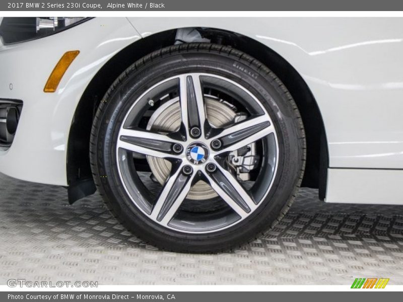 Alpine White / Black 2017 BMW 2 Series 230i Coupe