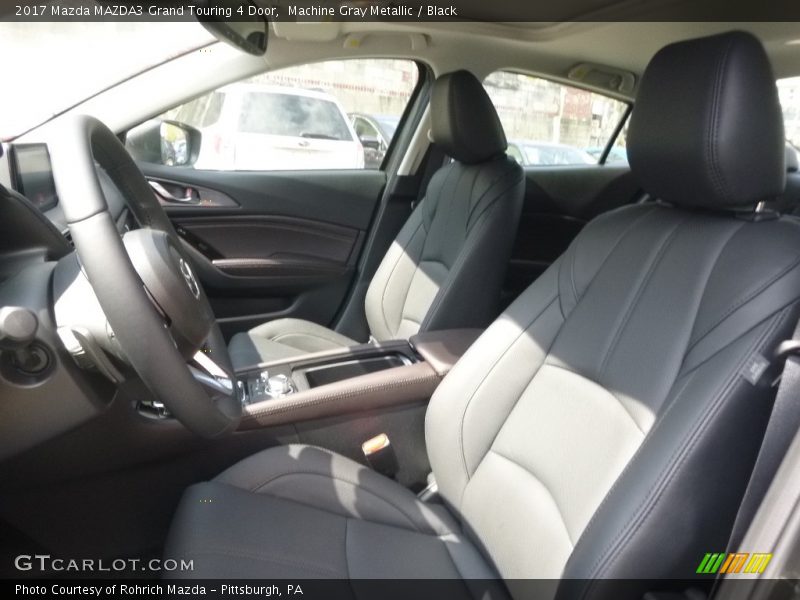 Machine Gray Metallic / Black 2017 Mazda MAZDA3 Grand Touring 4 Door