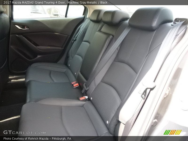 Machine Gray Metallic / Black 2017 Mazda MAZDA3 Grand Touring 4 Door