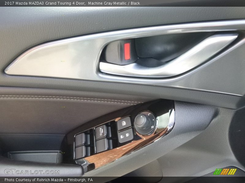 Machine Gray Metallic / Black 2017 Mazda MAZDA3 Grand Touring 4 Door