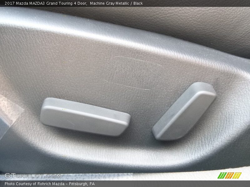 Machine Gray Metallic / Black 2017 Mazda MAZDA3 Grand Touring 4 Door
