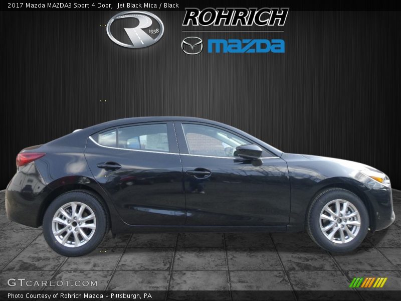 Jet Black Mica / Black 2017 Mazda MAZDA3 Sport 4 Door