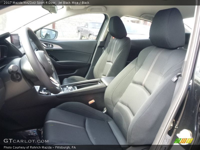 Jet Black Mica / Black 2017 Mazda MAZDA3 Sport 4 Door