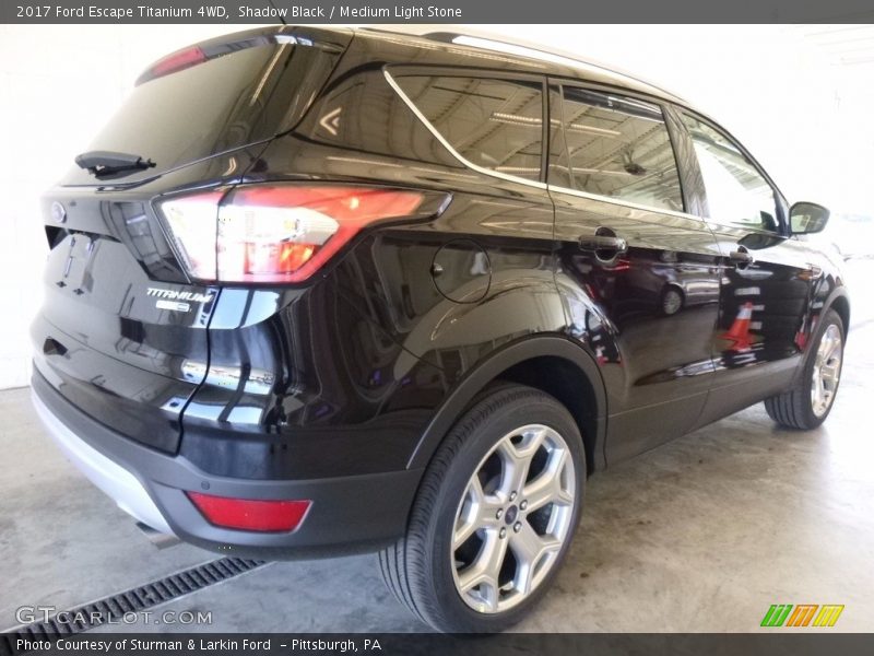 Shadow Black / Medium Light Stone 2017 Ford Escape Titanium 4WD