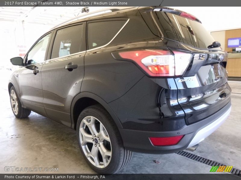Shadow Black / Medium Light Stone 2017 Ford Escape Titanium 4WD