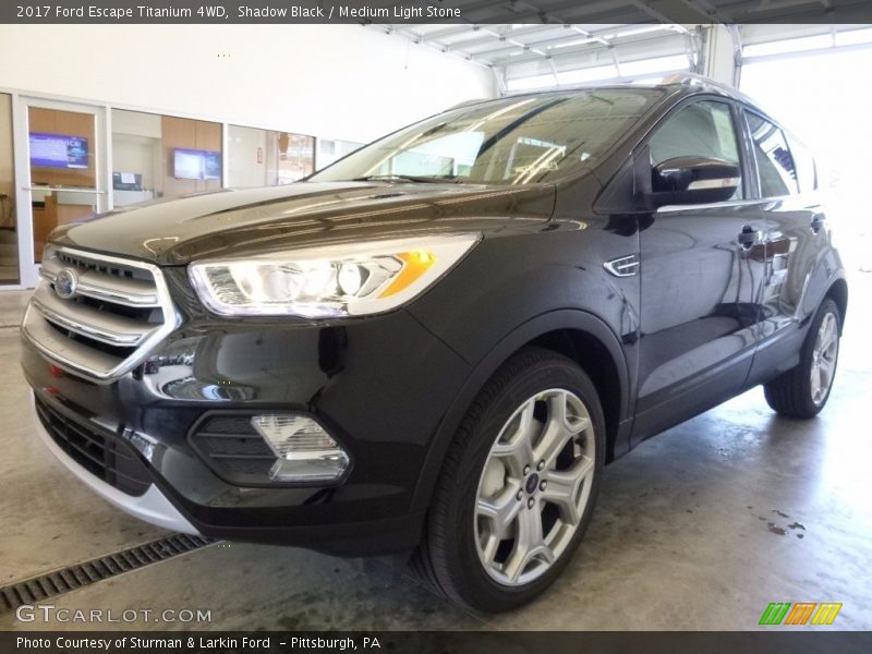 Shadow Black / Medium Light Stone 2017 Ford Escape Titanium 4WD